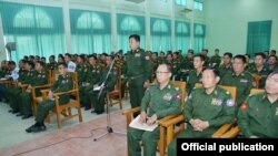 တပ်မတော်က အဆိုတင်သွင်း အတည်ပြုစဉ်
