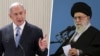 علی خامنه‌ای، رهبر حکومت ایران، و بنیامین نتانیاهو، نخست‌وزیر اسرائیل
