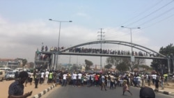 Manifestação contra desemprego em Luanda