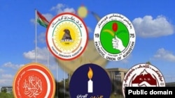 Logos.Kurdish Poilitical Parties