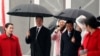 时任上海市长应勇和特斯拉CEO马斯克在上海出席投资50亿美元的特斯拉电动车超级工厂破土动工典礼（路透社2019年1月7日资料照）。