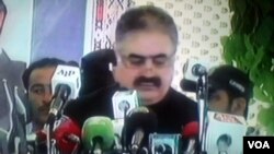 د بلوچستان اعلا وزیر ثناالله زهري
