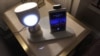ElliQ, a companion for the elderly made by the Israeli company, Intuition Robotics.She initiates conversation with her user and motivates the user to stay connected with loved ones and active physically and mentally. 