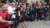 Arhiva - Novinari, snimatelji i fotoreporteri na zadatku (Foto: VOA/Veljko Popović)