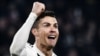 Cristiano Ronaldo célèbre son but contre l'Atletico Madrid, Italie, le 12 mars 2019.