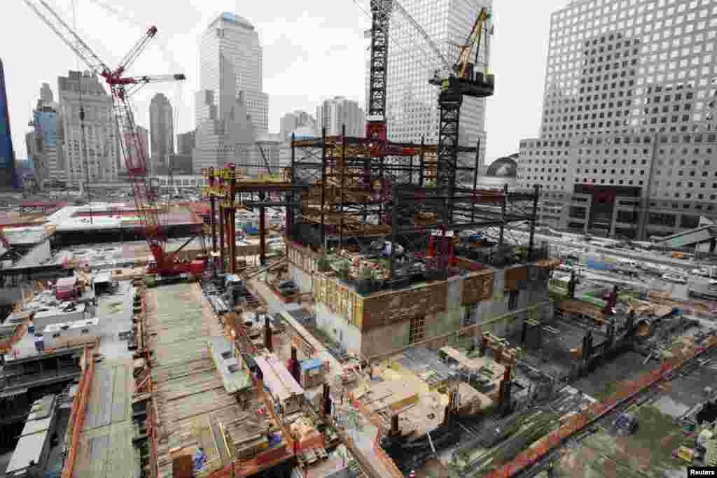 Lokasi pembangunan One World Trade Center, 8 September 2009. (Reuters/Shannon Stapleton)