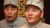  中国电视剧《八路军》里演员扮演的邓小平（右）和朱德。这种连续剧属于中国当局着重扶植的重大革命和历史题材。