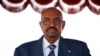 Sudanese President Omar Hassan al-Bashir at Bole International airport, Addis Ababa, May 24, 2013.