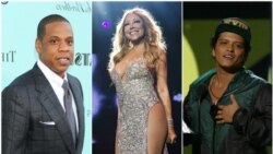Top Ten Americano: Mariah Carey cancelou digressão; Jay Z, Kendrick Lamar e Bruno Mars lideram nomeações aos Grammy