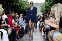 The Michael Kors collection is modeled during Fashion Week in New York, Sept. 11, 2019.