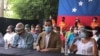 El líder opositor venezolano, Juan Guaidó, en conferencia de prensa en Caracas, el 18 de junio de 2021.