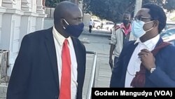 Gift Konjana and his lawyer Advocate Tererai Mafukidze