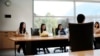 康涅狄克大学的中国学生学者联合会正在开会
