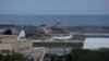 FILE - A general view of Aden Adde airport in Mogadishu, Somalia, Oct. 24, 2017.