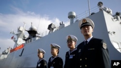 中国海军舰艇去年访问圣迭戈(2016年12月7日)