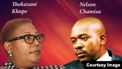 Nelson Chamisa and Thokozani Khuphe