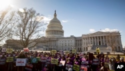 Protesti u Washingtonu zbog zatvaranja vlade, 10. januar 2019.