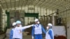 日本首相岸田文雄在2023年8月20日視察福島核電站運作方東京電力公司（TEPCO）的核廢水處理廠。 