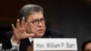 Attorney General William Barr testifies before the Senate Judiciary Committee on Capitol Hill in Washington, May 1, 2019. 