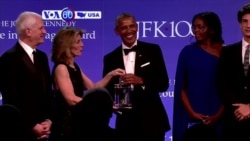 Manchetes Americanas 8 de Maio 2017: Barack Obama recebeu premio “Perfil de Coragem”