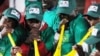 South African fans blow vuvuzelas in support of Brazil at last year's Confederation Cup in South Africa
