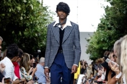 The Michael Kors collection is modeled during Fashion Week in New York, Sept. 11, 2019.