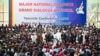 People gather at the Congress Palace during the opening session of the National Dialogue called by President Paul Biya, in Yaounde, Cameroon, Sept. 30, 2019. 