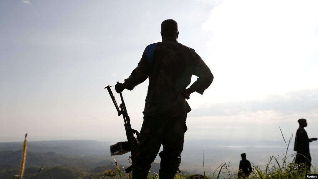 Batomboki ya ba musulmans ya Ouganda, ba ADF (Forces démocratiques alliées) na Nord-Kivu, le 7 décembre 2018. 