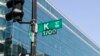 FILE - Known as a center for lobbyists, lawyers, and think tanks, the K Street corridor is seen in northwest Washington at 18th Street, May 3, 2018.
