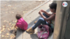 Yusmery Brito, de 17 años, en una calle de Caracas, en marzo de 2021. [Foto: captura de video]