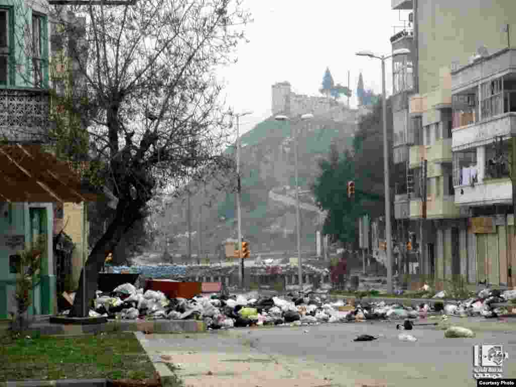 Salah satu sudut kota Homs (9/1). (Lens Young Homsi)