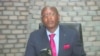 Zimbabwe’s justice minister, Ziyambi Ziyambi, addresses journalists in Harare, Aug. 19, 2020. (Columbus Mavhunga/VOA)