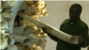 Stocks of ivory and rhino horns at Zimbabwe Parks and Wildlife Management Authority in Harare, June 19, 2019. (C. Mavhunga/VOA)