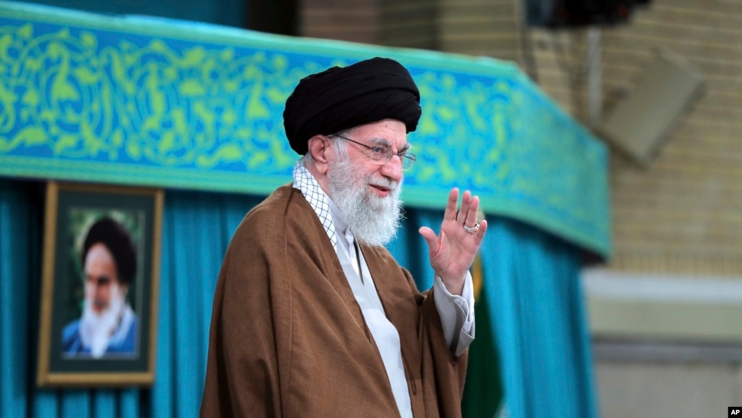 伊朗最高領袖阿亞圖拉·阿里·哈梅內伊（Ayatollah Ali Khamenei）星期天（10月27日）在德黑蘭。