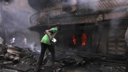 Nigeria Warehouse Explosion Sparks Fire