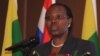 Dr. Fatoumata Nafo-Traore speaks during the opening ceremony of the meeting on efforts to prevent and control malaria at Thai-Burma Border in Kanchanaburi province, October 27, 2012.