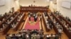 Sessão plenária do Parlamento moçambicano