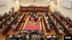 Sessão plenária do Parlamento moçambicano