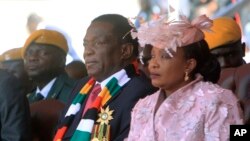 Mutungamiri wenyika VaEmmerson Mnangagwa nemudzimai wavo Amai Auxilia Mnangagwa