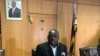 Minister Sibusiso Moyo Zimbabwe's Foreign Affairs – speaking to reporters Harare (08/12/2018) - laments the move by President Donald Trump to sign the Zimbabwe Democracy and Economic Recovery Amendment Act of 2018, last week. (C. Mavhunga/VOA)