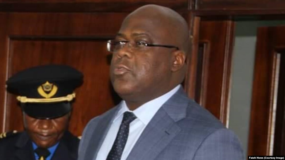 Mokonzi ya mboka Felix Tshisekedi na boktani na Kinshasa, le 22 fevrier 2019. (Facebook/Fatshi News)