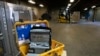 A ventilator is displayed during a news conference on March 24, 2020 at the New York City Emergency Management Warehouse, where 400 ventilators have arrived and will be distributed. 