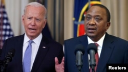 VaJoe Biden nemutungamiri weKenya VaUhuru Kenyatta 