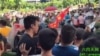 數以百計越戰老兵到陽江市政府抗議剋扣老兵補貼(六四天網圖片)
