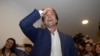 El candidato presidencial de Uruguay, Luis Lacalle Pou, reacciona, en Montevideo, Uruguay, 27 de octubre de 2019. REUTERS / Andres Cuenca.