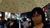 社運活躍人士嚴敏華返港後接受媒體採訪（蘋果網站視頻截圖